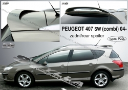 Stříška střešní spoiler Peugeot 407 combi 04-