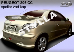 Křídlo zadní spoiler Peugeot 206 CC 98-09 