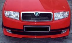 BODY-KIT přední rozšíření nárazníku černé, Škoda Fabia 01-04