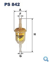 Benzinový filtr malý PS 842