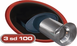 Koncovka má průměr 100mm