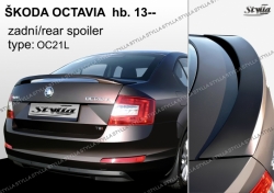 Křídlo zadní spoiler Škoda Octavia III lim.