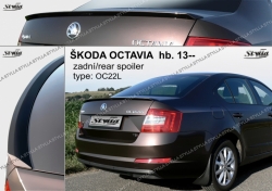 Křídlo zadní spoiler hrana kufru Škoda Octavia III lim.
