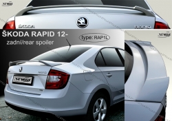 Křídlo zadní spoiler Škoda Rapid 12-