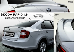 Křídlo zadní spoiler Škoda Rapid 12- 