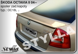 Křídlo zadní spoiler hrana kufru Škoda Octavia II lim. 04- 