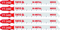 List do přímočaré pily 100 mm na dřevo TPI6 5 ks Bi-Metal