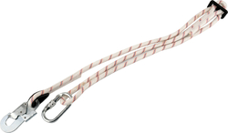 Bezpečnostní lano s hákem 1,2-2 m